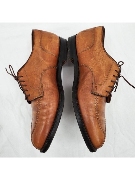 Alden 962 Norwegian Front Blucher 8.5 E/EEE Burnished Tan Calfskin Oxford Shoes main image 4